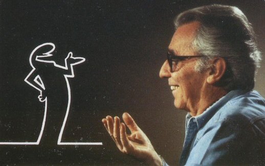 Çizgi adam ve babası